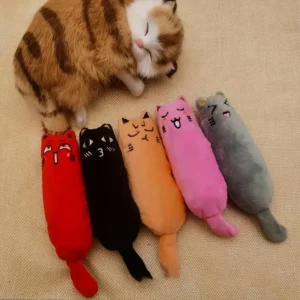 Angry Face Plush Toy for Cats