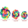 Colorful Rubber Training Chew Ball for Cats and Dogs