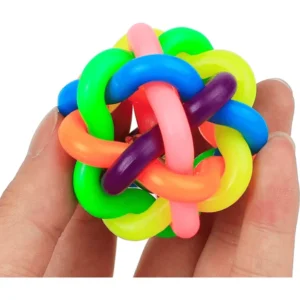 Colorful Rubber Training Chew Ball for Cats and Dogs