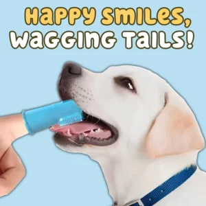 Soft Silicone Finger Toothbrush for Cats & Dogs